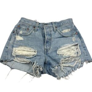 Levi’s Premium Denim Cut Offs Short Shorts Size 24